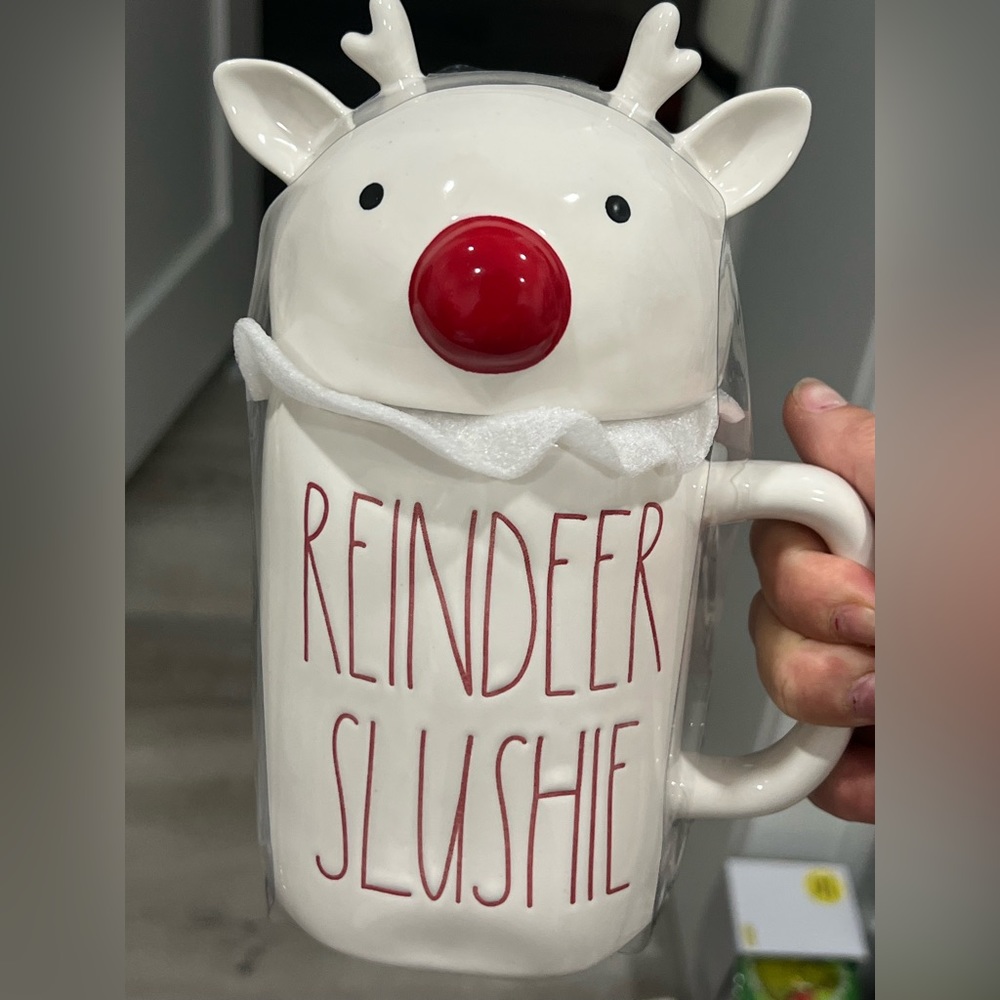 New reindeer slushies topper mug